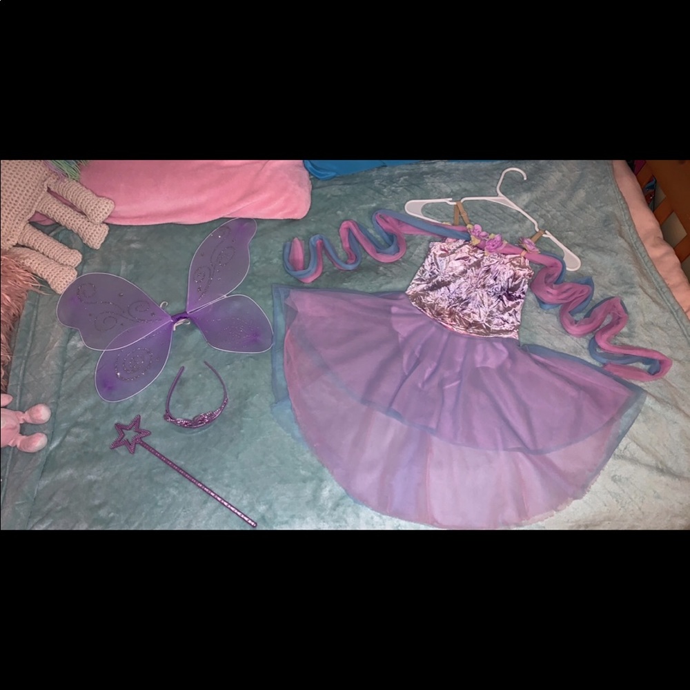 Revolution Dancewear Fairy Costume Leotard Wings Halloween Costume